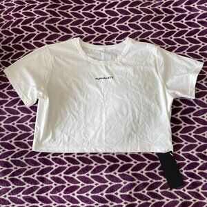 Alphalete Crop Tee Mesh Medium